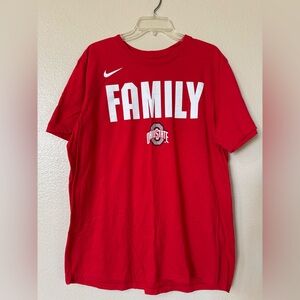 OHIO STATE BUCKEYES RED NIKE VERB SHORT SLEEVE T SHIRT SZ XL